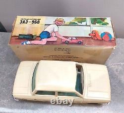 Vintage NEW Soviet ZAZ 70's ZAPOROZETS Plastic Toy Car Battery Operated. Rare