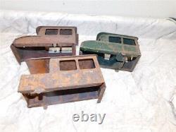 Vintage Neff Moon 1920 Police Emergency Paddy Wagon + 3 Extra Bodies