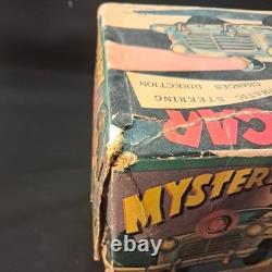 Vintage Nomura Tin Mystery Police Car Battery Operated Japan Not Tested