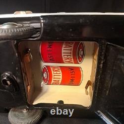 Vintage Nomura Tin Mystery Police Car Battery Operated Japan Not Tested