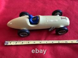 Vintage Nosco Plastics Wind Up Yellow #1 Midget sprint car Racer 1940-50s