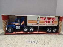 Vintage Nylint Steele Toys Semi Tom Thumb Page Rx Truck & Trailer NIOB