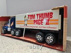 Vintage Nylint Steele Toys Semi Tom Thumb Page Rx Truck & Trailer NIOB