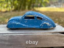 Vintage Nylint Toys Blue #600 The Amazing Car Wind Up Works Hard to Find Color