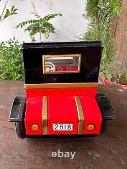 Vintage Old Battery Operated Alps Toys Ford T Coup Carriage Car Tin Toy Japan