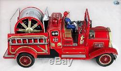 Vintage Old Fashioned Fire Engine Toy Car with Original Box