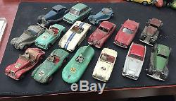 Vintage Old Lot Of (15) Dinky Toys Die Cast Cars VARIOUS MODELS RARE