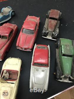 Vintage Old Lot Of (15) Dinky Toys Die Cast Cars VARIOUS MODELS RARE