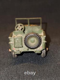 Vintage Old Military Jeep Car Dinky Toys England By Meccano Ltd Collectible 1950