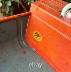 Vintage Old Modern Toys Mark Battery Operated Dump Car Truck Litho Tin Toy Japan