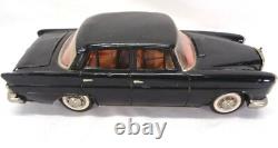 Vintage Old Original Black SSS Mercedes Benz 220S Tin Car Toy Japan Jacking Up