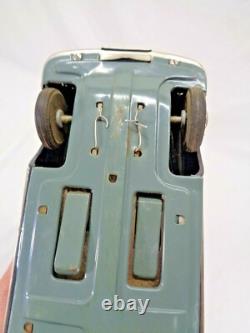 Vintage Old Original Black SSS Mercedes Benz 220S Tin Car Toy Japan Jacking Up