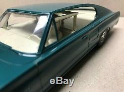 Vintage Original 1/25 Scale Mpc 1966 Dodge Charger Promo Bodied Slot Car Rare