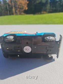 Vintage Pan Am Service Car Tin Litho Friction Toy Jeep Japan 5.75 Y Mark Rare