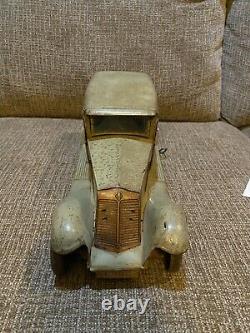 Vintage Paya Tin Toy Windup Car Sedan 14