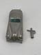 Vintage Prameta Jaguar XK120 Chrome wind-up Model Car With Key made in Germany