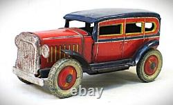 Vintage Pre War Japan 1920's Tin Toy Sedan Car No Motor