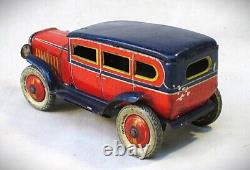 Vintage Pre War Japan 1920's Tin Toy Sedan Car No Motor