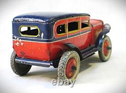 Vintage Pre War Japan 1920's Tin Toy Sedan Car No Motor