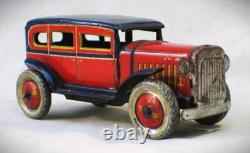 Vintage Pre War Japan 1920's Tin Toy Sedan Car No Motor