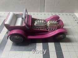 Vintage Pressed Steel Hot Pink Nylint Ford Model T Grabber Hot Rod With Orig Box