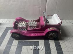 Vintage Pressed Steel Hot Pink Nylint Ford Model T Grabber Hot Rod With Orig Box