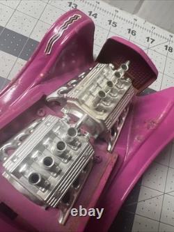 Vintage Pressed Steel Hot Pink Nylint Ford Model T Grabber Hot Rod With Orig Box