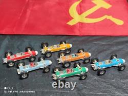 Vintage Race Car Marx Toys Formula 1 Complete Set Hong Kong Metal Plastic Rubber