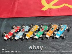 Vintage Race Car Marx Toys Formula 1 Complete Set Hong Kong Metal Plastic Rubber
