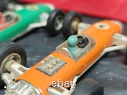 Vintage Race Car Marx Toys Formula 1 Complete Set Hong Kong Metal Plastic Rubber