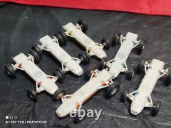 Vintage Race Car Marx Toys Formula 1 Complete Set Hong Kong Metal Plastic Rubber