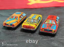 Vintage Race Car Marx Toys Formula 1 Complete Set Hong Kong Metal Plastic Rubber