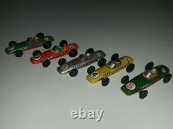 Vintage Race Car Marx Toys Formula 1 Complete Set Hong Kong Metal Plastic Rubber