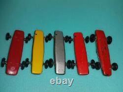 Vintage Race Car Marx Toys Formula 1 Complete Set Hong Kong Metal Plastic Rubber