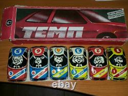 Vintage Race Car Marx Toys Formula 1 Complete Set Hong Kong Metal Plastic Rubber