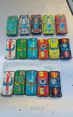 Vintage Race Car Marx Toys Formula 1 Complete Set Hong Kong Metal Plastic Rubber