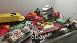 Vintage Race Car Marx Toys Formula 1 Complete Set Hong Kong Metal Plastic Rubber