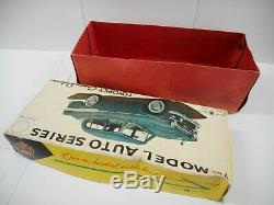 Vintage Rare Bandai Tin Toyopet Crown Deluxe Car #725 Boxed. Japan