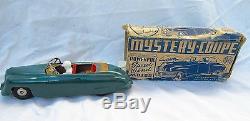 Vintage Rare Boxed Mystery Coupe Tin Wind-up Toy Car MARX