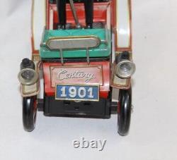 Vintage Rare Collectible Tin Toy Car Battery Operated Century 1901 WORKS Japan