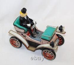 Vintage Rare Collectible Tin Toy Car Battery Operated Century 1901 WORKS Japan