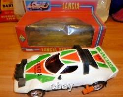 Vintage Rare Greek Wind-up Lancia Stratos Rally By A. P Toys Mib