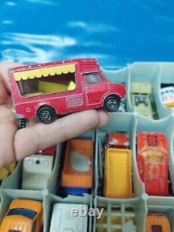 Vintage Red Tara Toys 48 Car Case Deluxe 164 scale Diecast Carrying Case Read