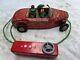 Vintage Remote Line Mar Toys Tin Toy Car College Hot Rod Special Jalopy