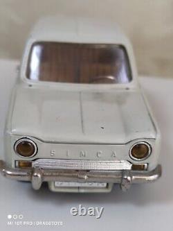 Vintage Rico Simca 1000 Car Fiat Plastic Metal Toy Friction Made In Spain Parts