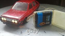 Vintage Rico Simca 1000 Car Fiat Plastic Metal Toy Friction Made In Spain Parts