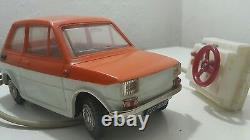 Vintage Rico Simca 1000 Car Fiat Plastic Metal Toy Friction Made In Spain Parts