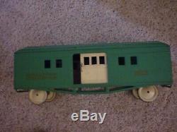 Vintage Ride-on Train And Baggage Car-steelcraft-1930's