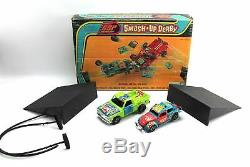 Vintage SSP Smash Up Derby Blast-Em Car Playset & Box Kenner Buggem Tough Tom