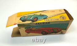 Vintage SSS Japan Jaguar S-1017 Friction Sports Car Empty Toy Box Only Original